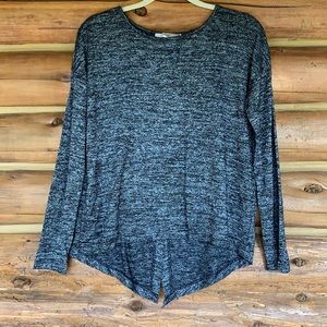Open-back Knit Long-sleeve